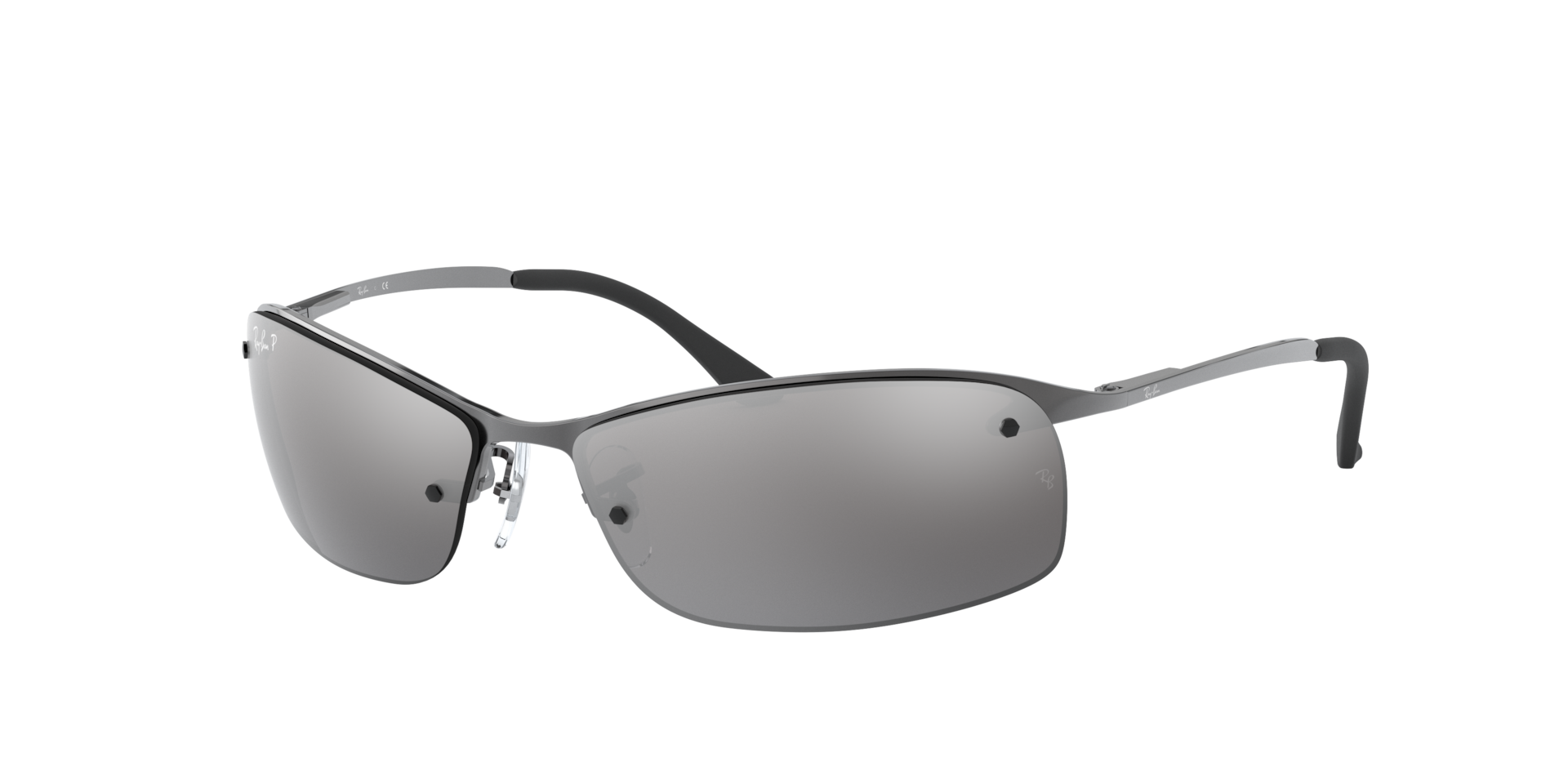Ray-Ban deportivo RB3183 grafito con lentes grises